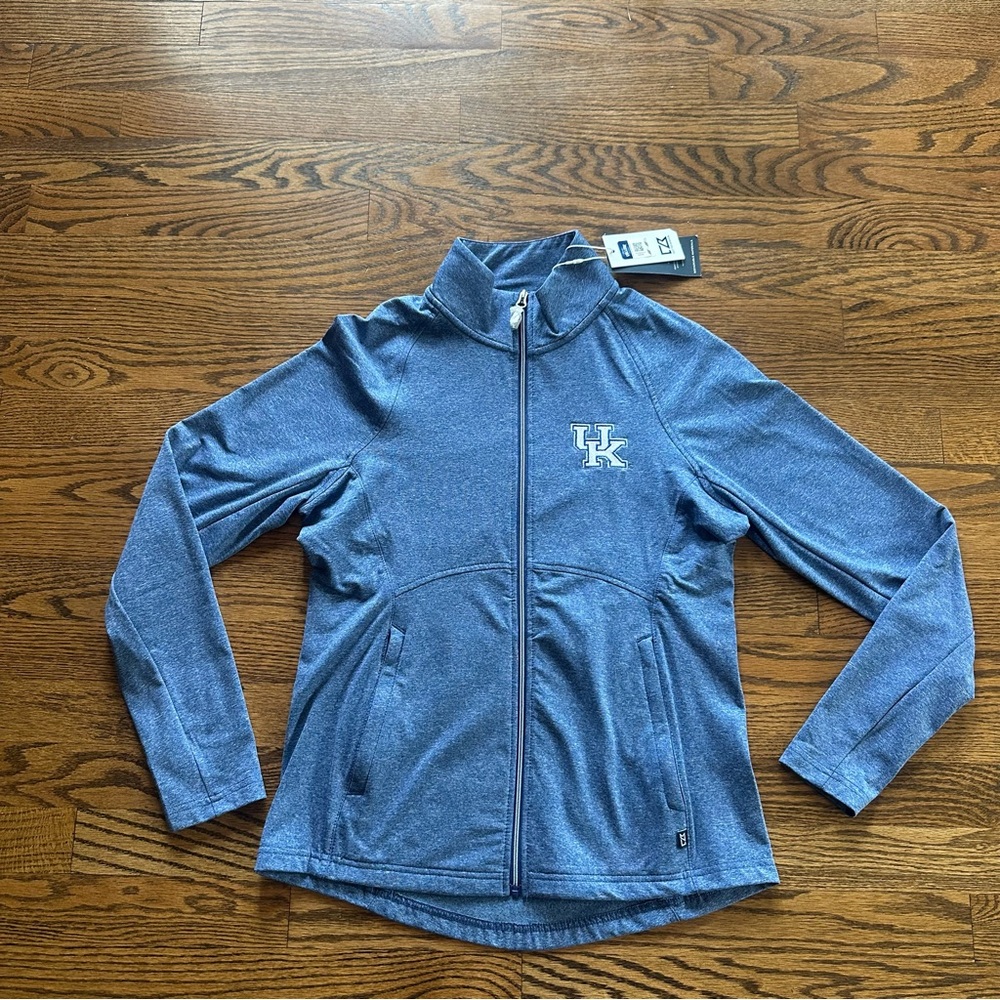 NWT Size XS Cutter and Buck University of Kentucky UK Zip Up Jacket